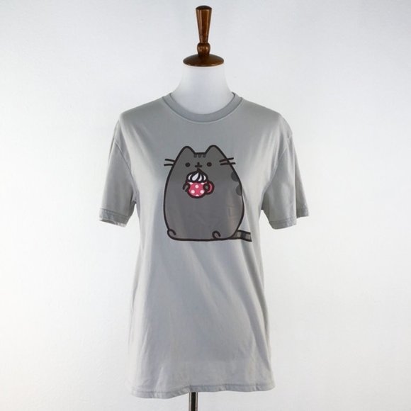 Pusheen Tops - Pusheen Cat Hot Cocoa T-shirt, Medium